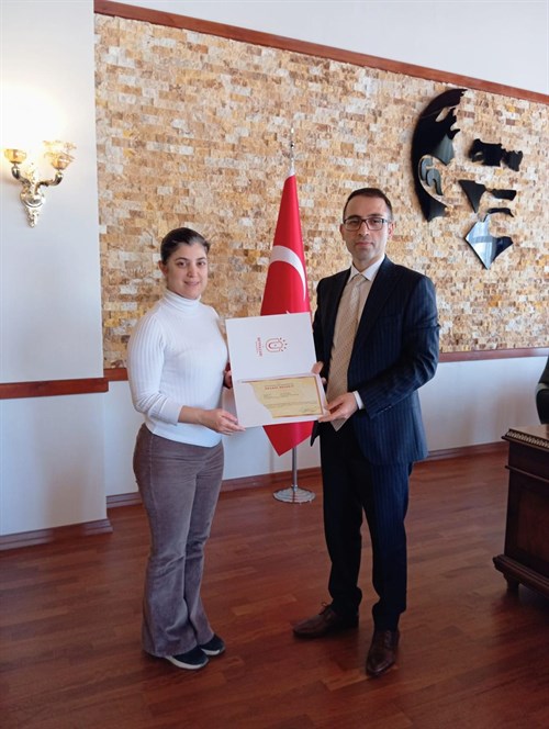 Tayini Çıkan İlçe Nüfus Müdürü Kaymakamımıza Veda Ziyaretinde Bulundu